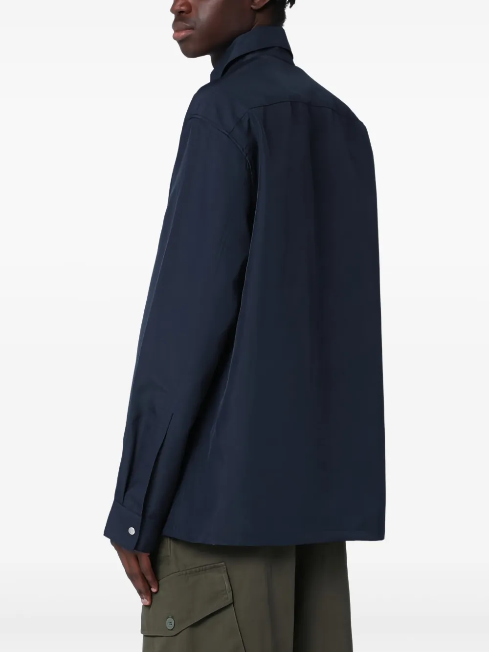 OAMC Shirtjack met rits Blauw