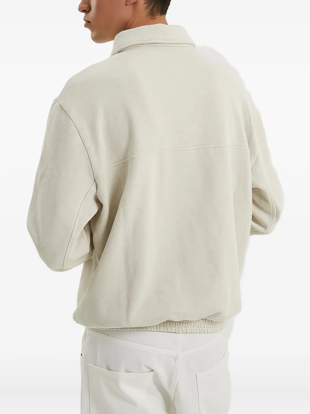 1989 STUDIO Sweater met halve rits Beige