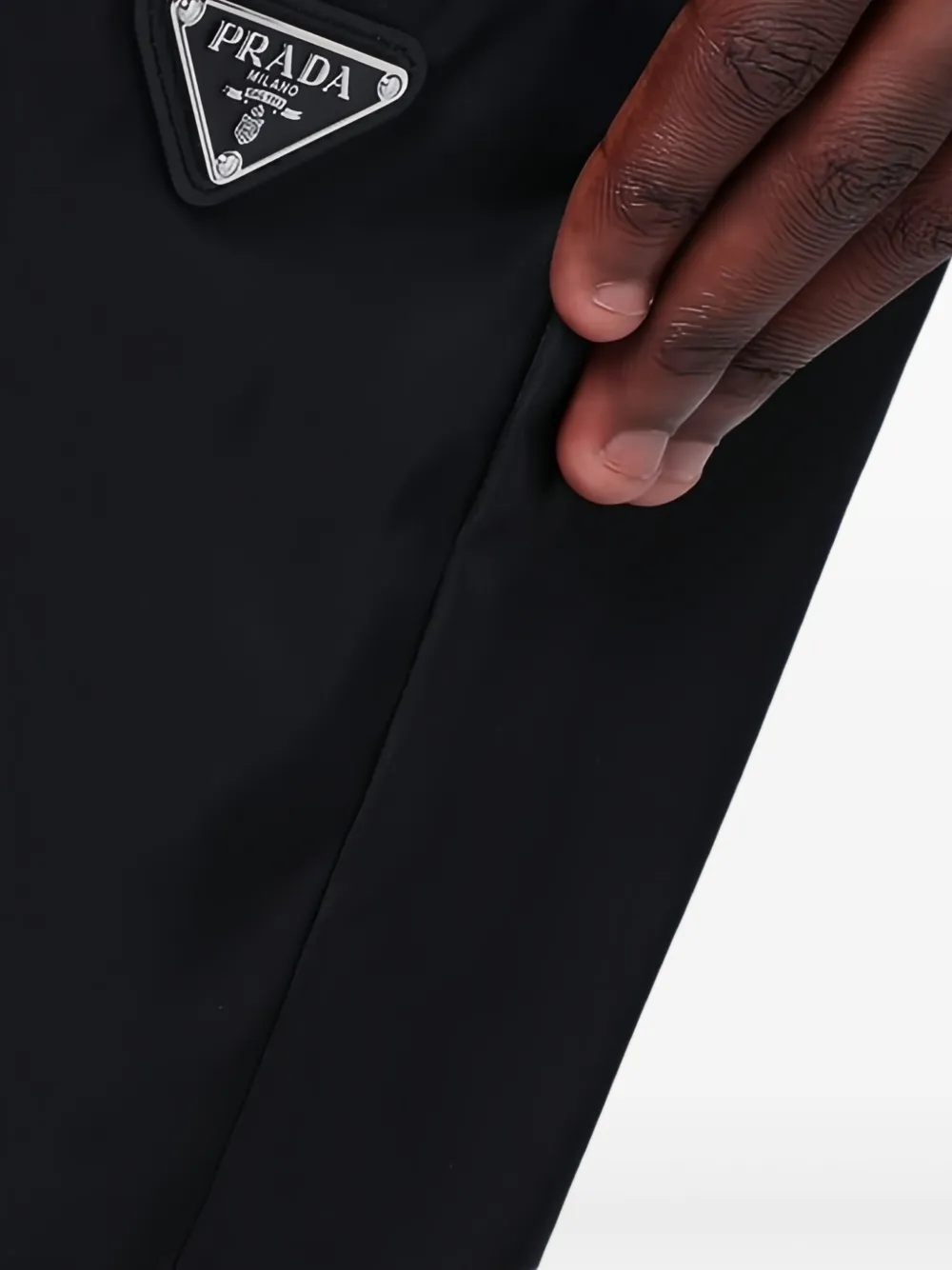 Prada Re-Nylon bermuda shorts Zwart