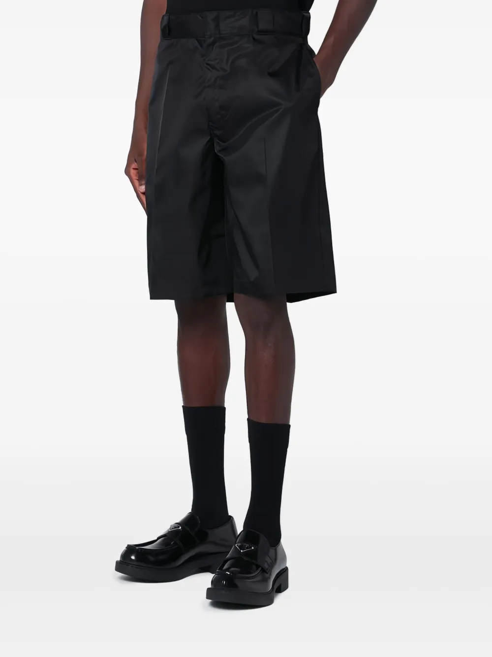 Prada Re-Nylon bermuda shorts Zwart