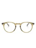 MR. LEIGHT logo-plaque glasses - Green