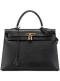Hermès Pre-Owned 1992 Ardennes Kelly Sellier 35 satchel - BLACK