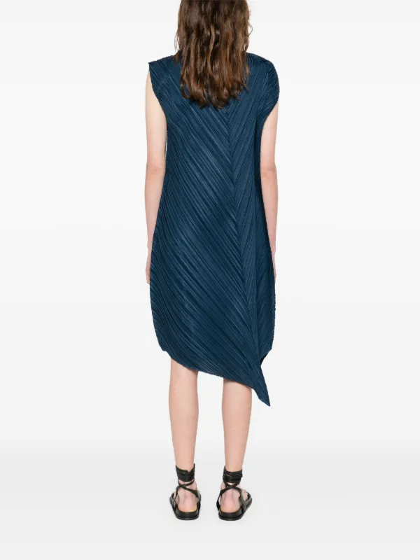 Pleats Please Issey Miyake Flare Dress | Blue | FARFETCH Pleats Please Issey Miyake Flare Dress | Blue | FARFETCH