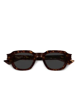 Balenciaga Eyewear Superbusy レイヤード サングラス | ブラウン