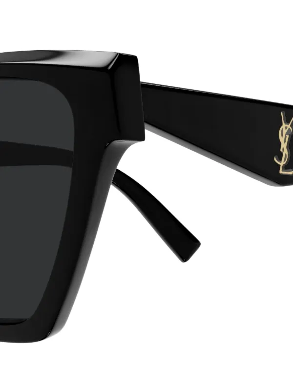 Saint Laurent Eyewear M103 Sunglasses | Black | FARFETCH display picture 1
