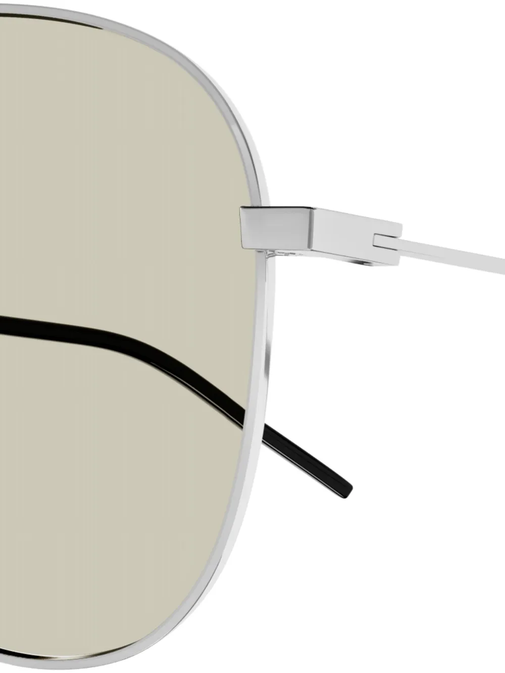 Saint Laurent Eyewear Zonnebril met piloten montuur Grijs