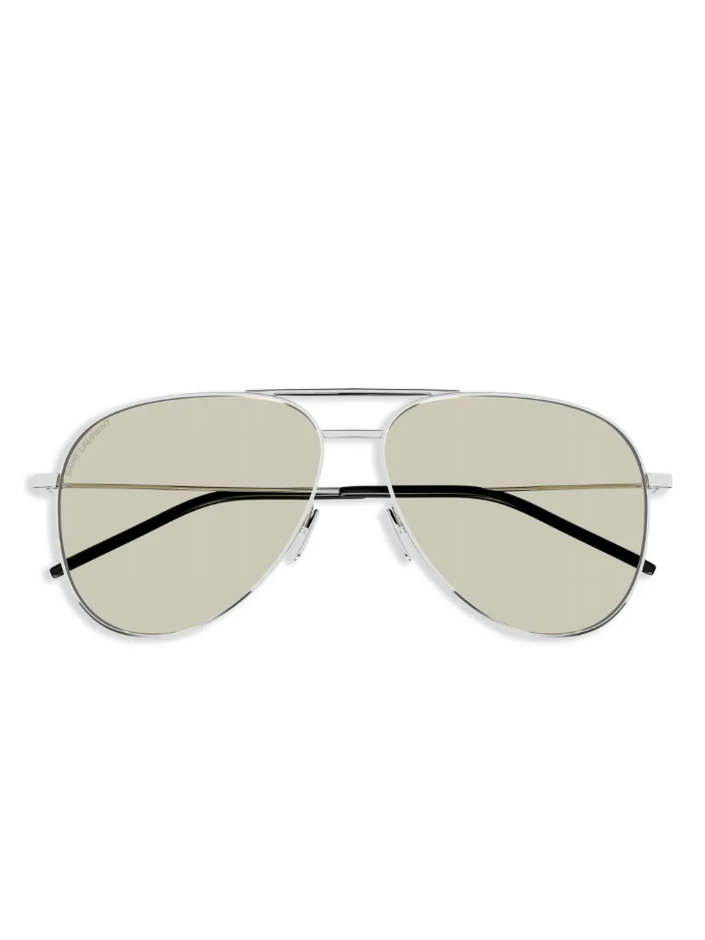 Saint Laurent Eyewear Zonnebril met piloten montuur Grijs
