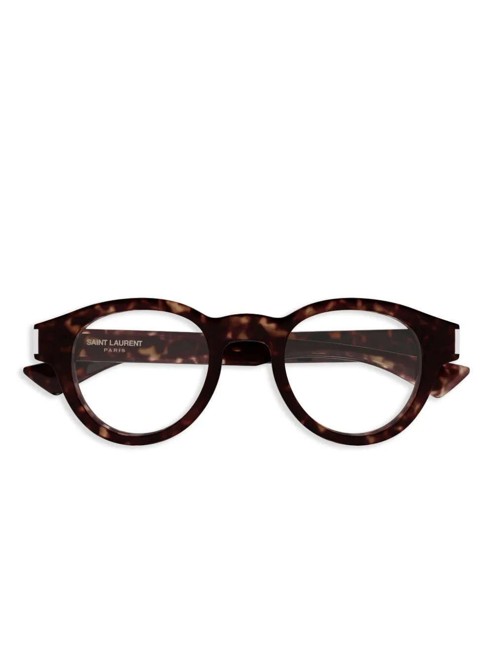Saint Laurent Eyewear round-frame glasses | Brown | Image 1