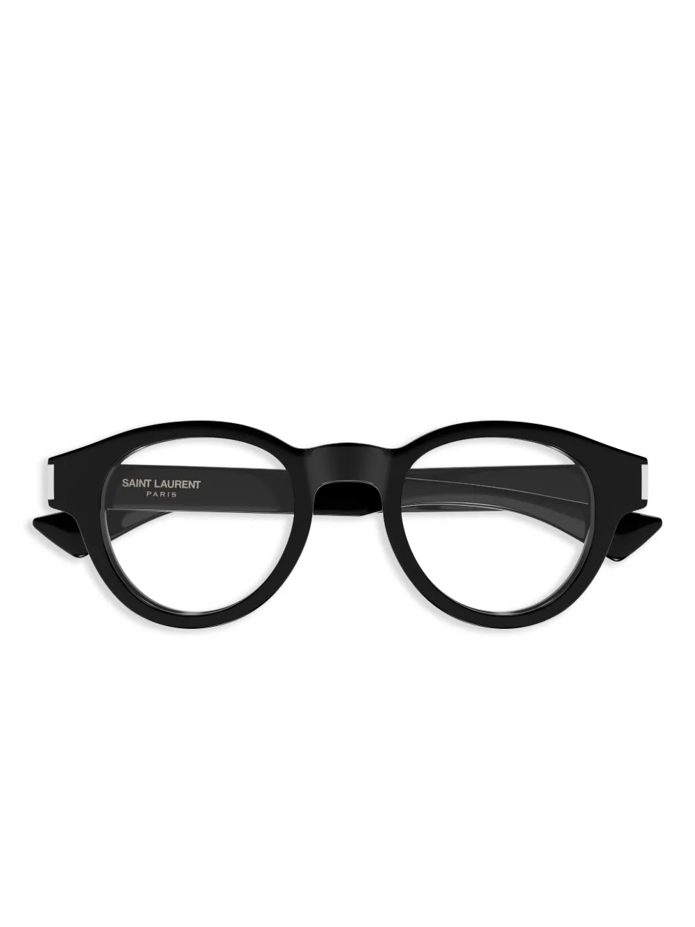 Saint Laurent Eyewear round-frame glasses | Black | Image 1
