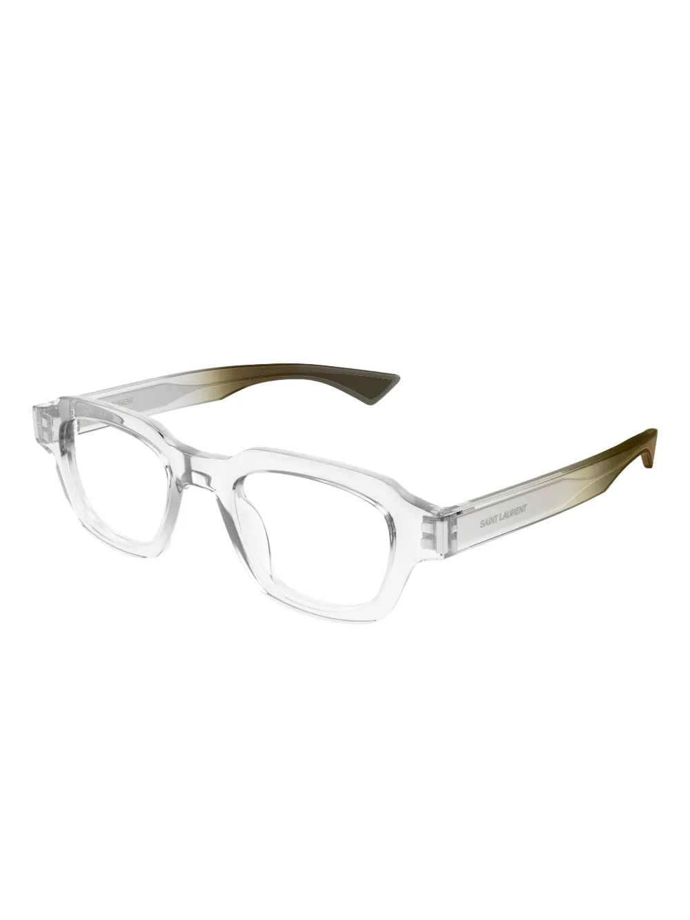 Saint Laurent Eyewear square-frame glasses | Men | Image 2