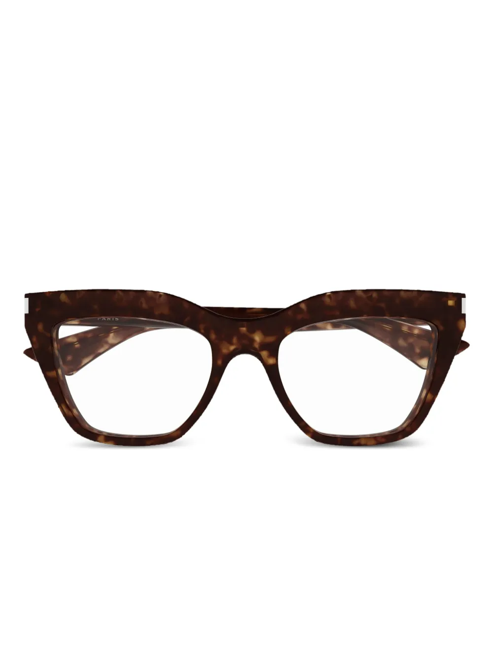 Saint Laurent Eyewear square-frame glasses | Brown | Image 1