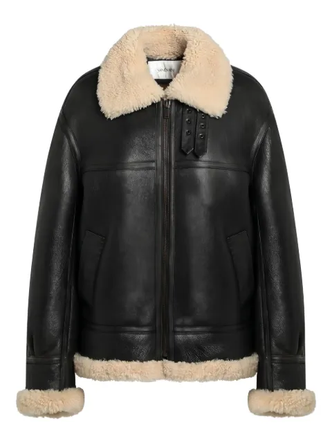 Saint Laurent جاكيت شيرلنغ