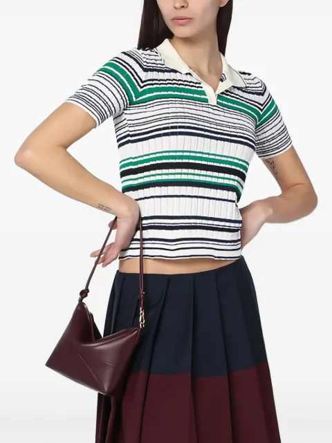 Roberto Collina striped polo shirt