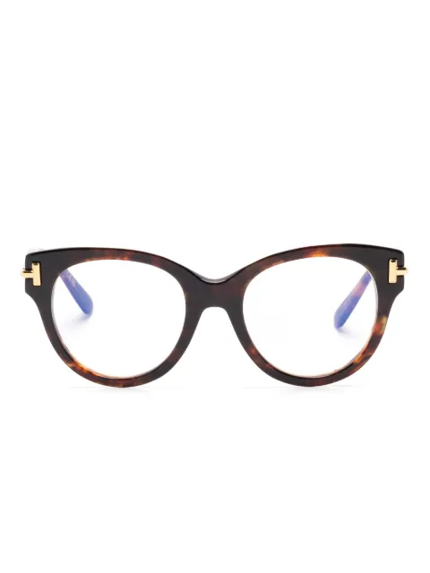 TOM FORD logo-print glasses 