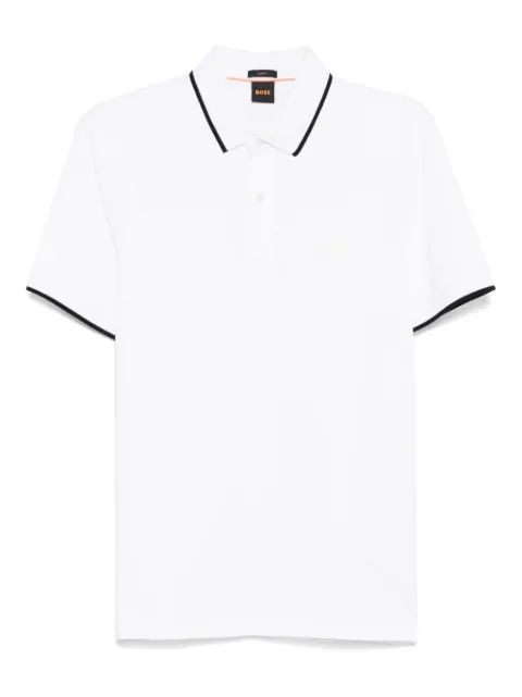 BOSS piqué polo shirt