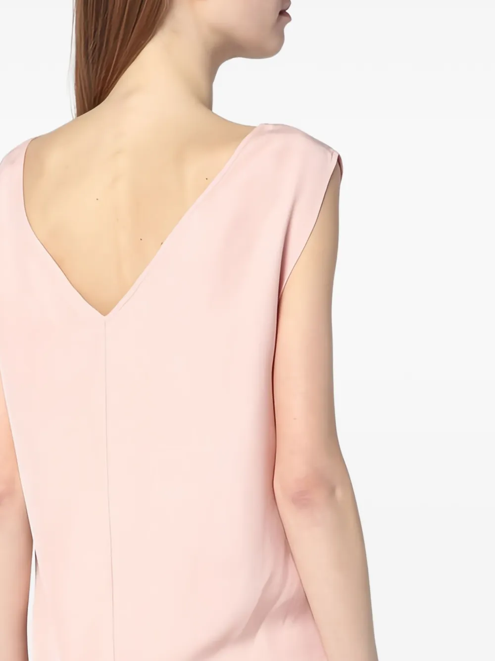 Calvin Klein Blouse met V-rug Roze