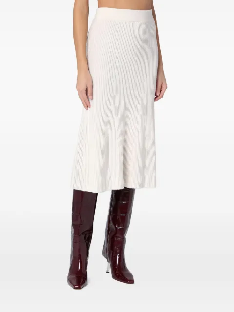 Calvin Klein ribbed-knit skirt