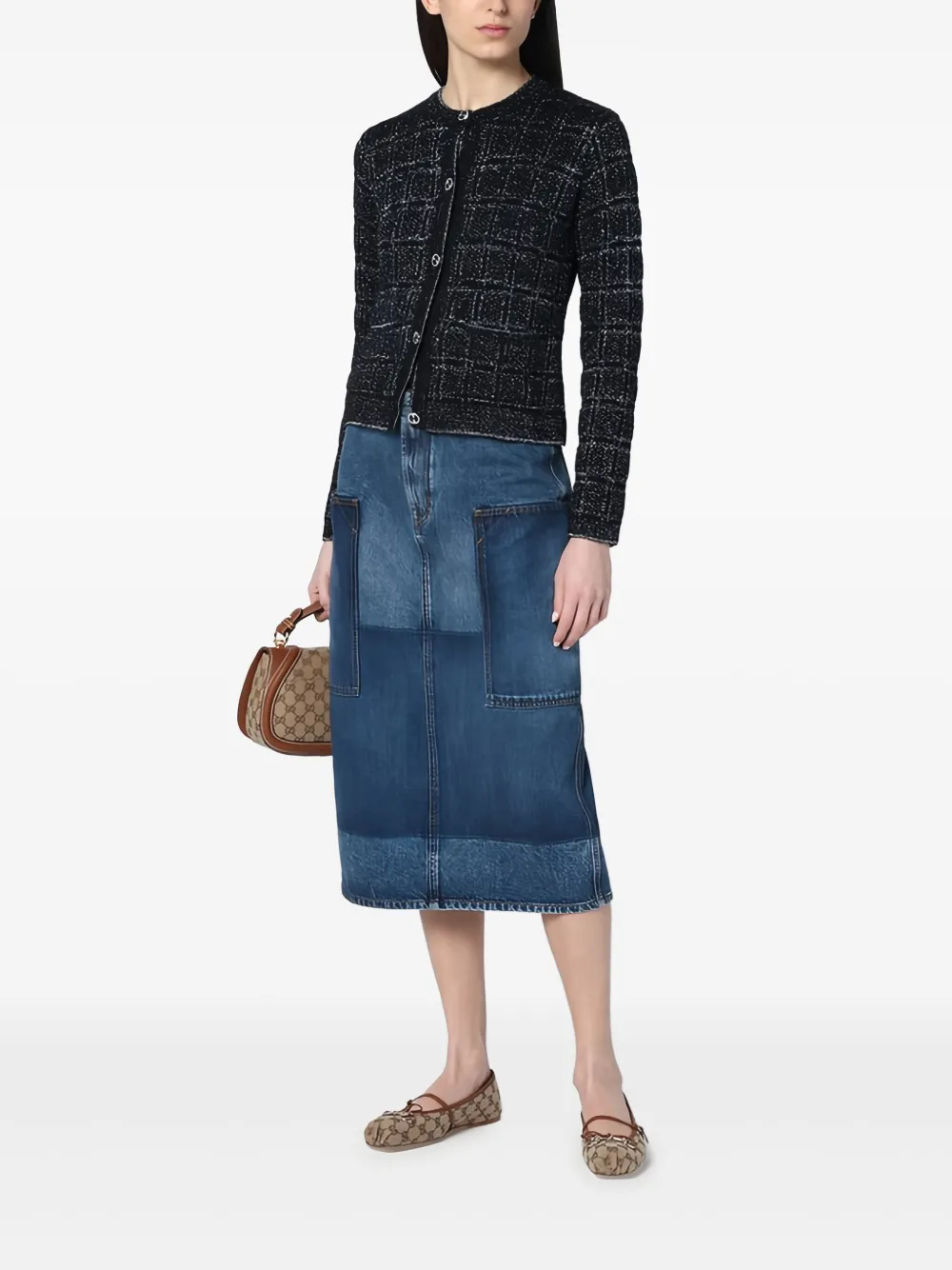 Gucci falda midi de mezclilla | Faldas rectas | Image 2