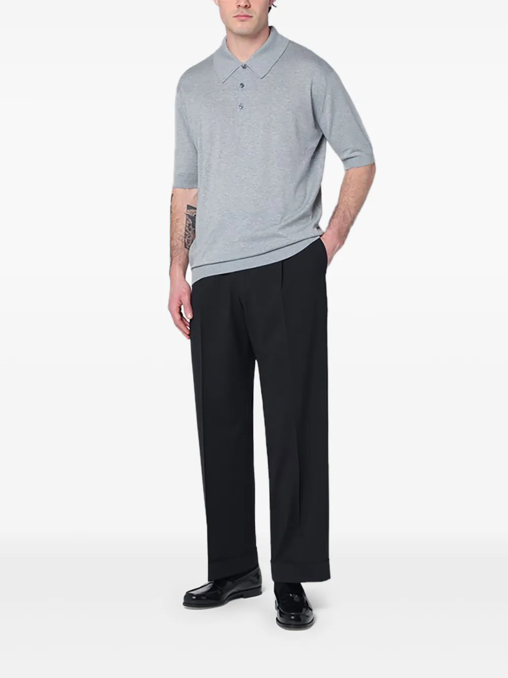 John Smedley cotton polo shirt | Image 2