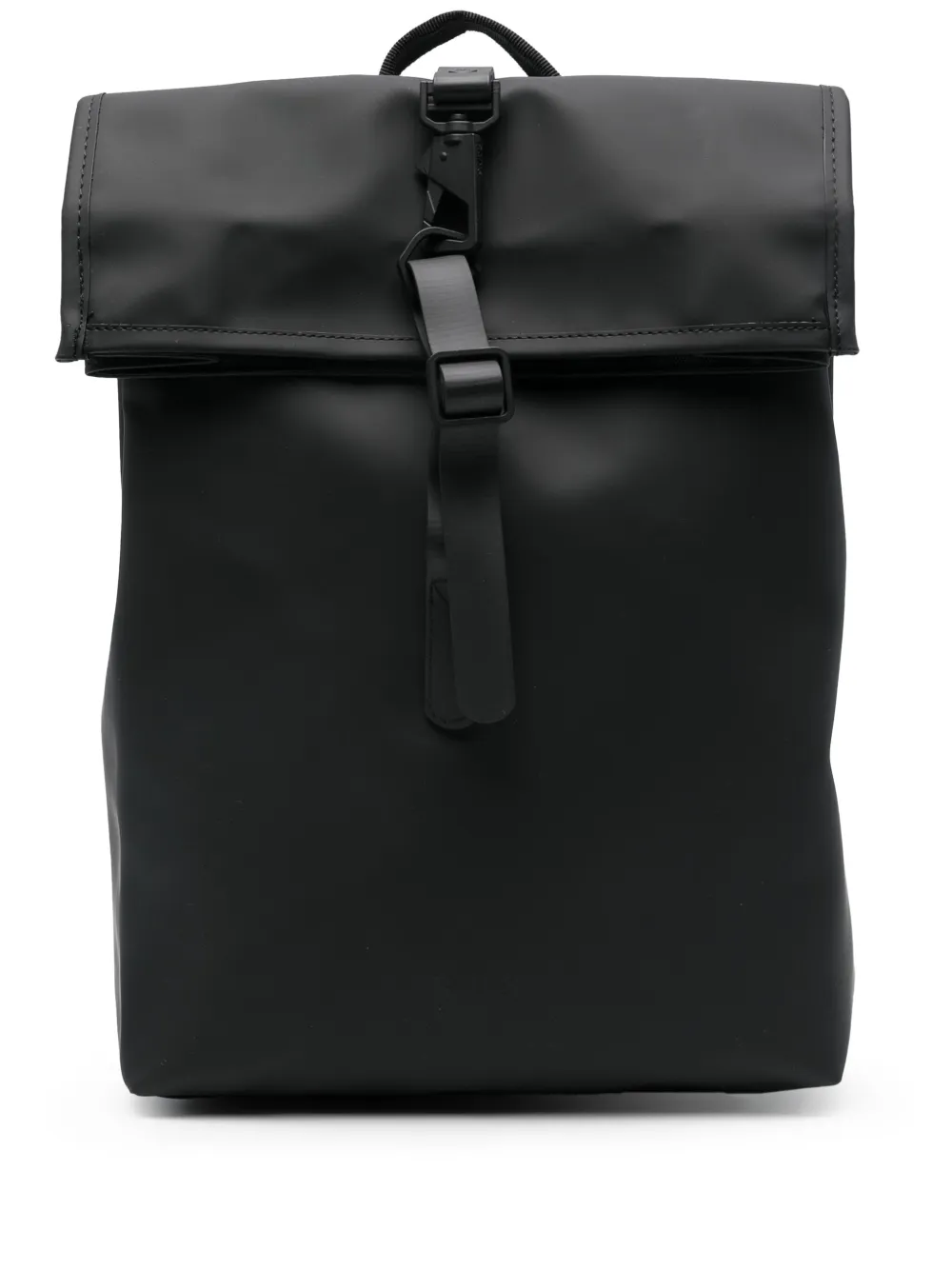 Rains mini roll-top backsack | Black | Image 1