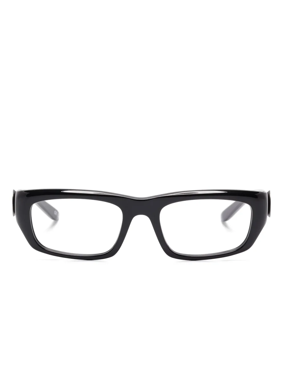 Balenciaga Eyewear Bril met logoplakkaat Zwart