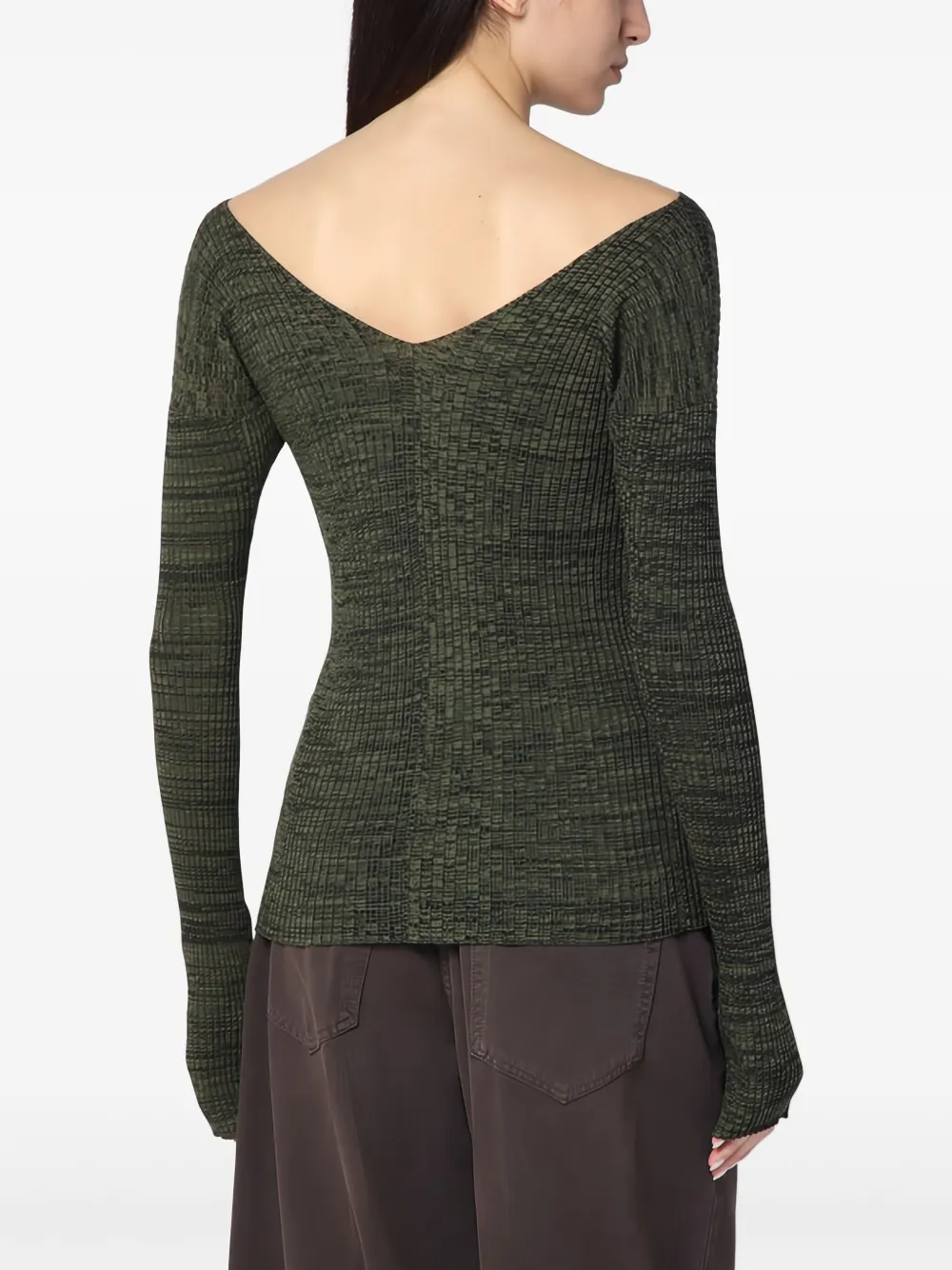  6397 Knitted Jumper - Green 
