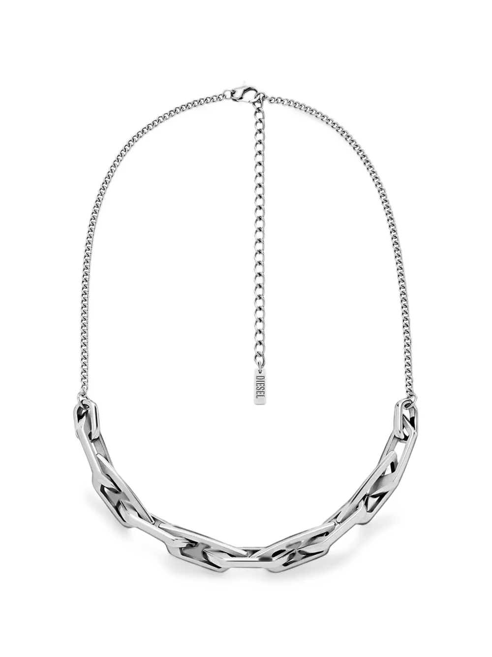 Diesel stainless steel chain necklace - Argento