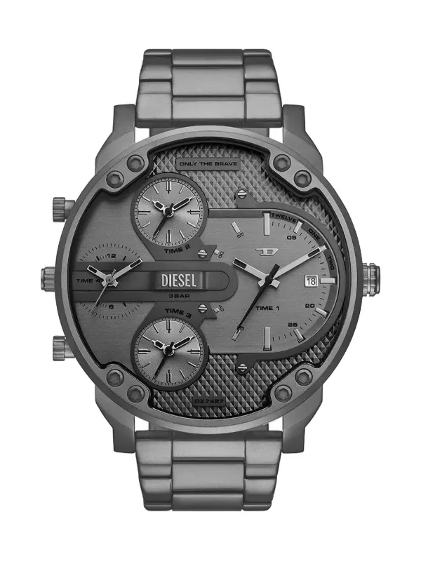 Diesel Daddy Slim 61mm Silver FARFETCH PH