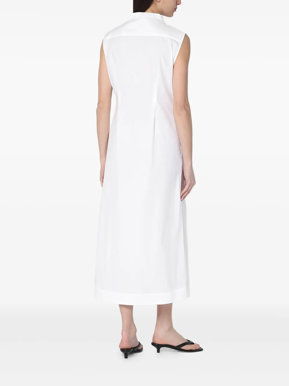 LouLou de Saison Katoenen shirtjurk Wit