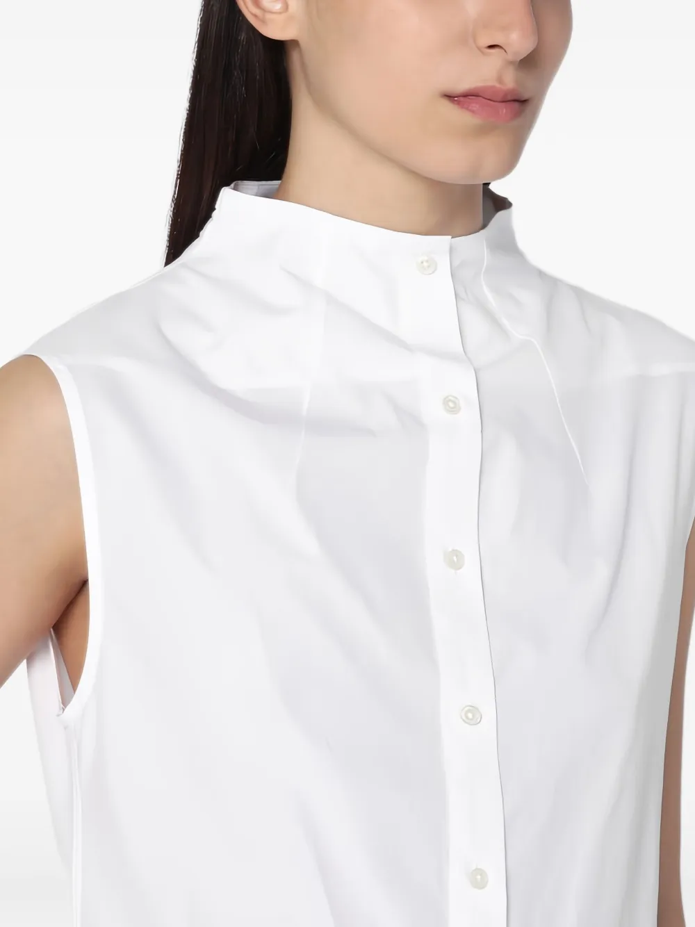 LouLou de Saison Katoenen shirtjurk Wit