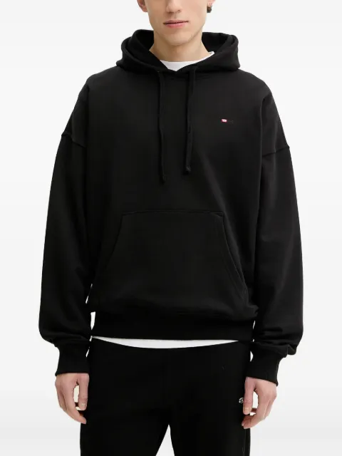 Diesel logo-embroidered hoodie