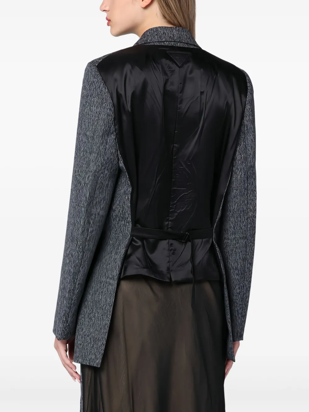 Prada Blazer met vlakken Grijs