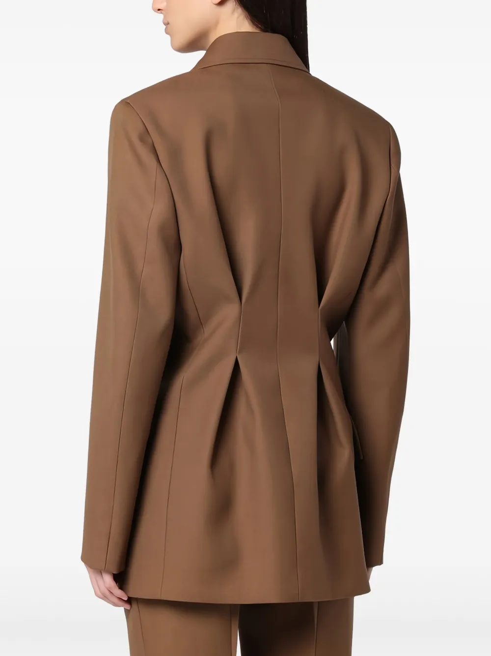 Jil Sander Wollen blazer Bruin