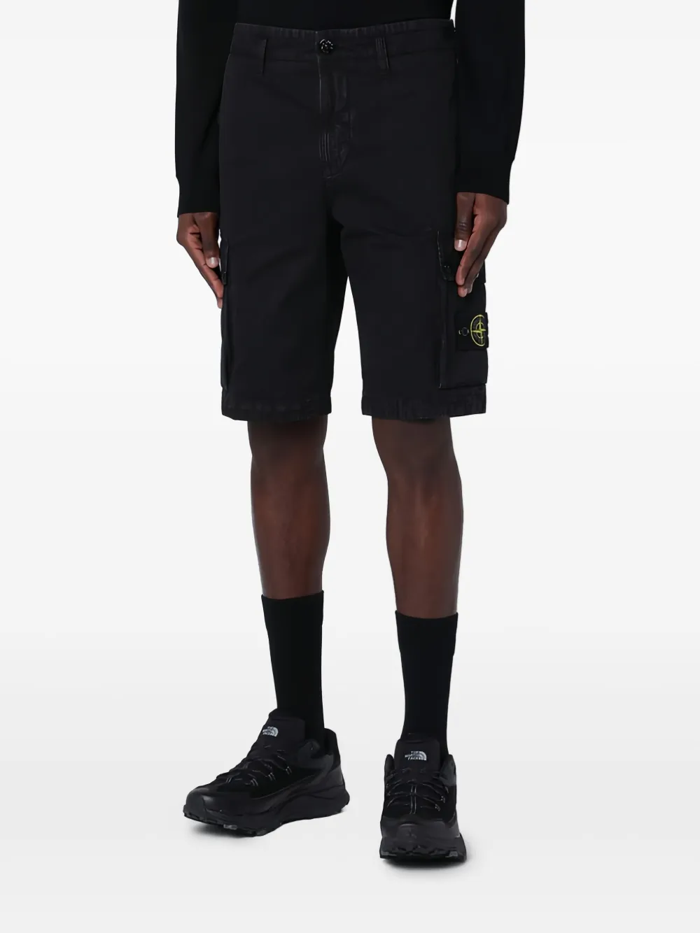 Stone Island Paracadute bermuda shorts Zwart
