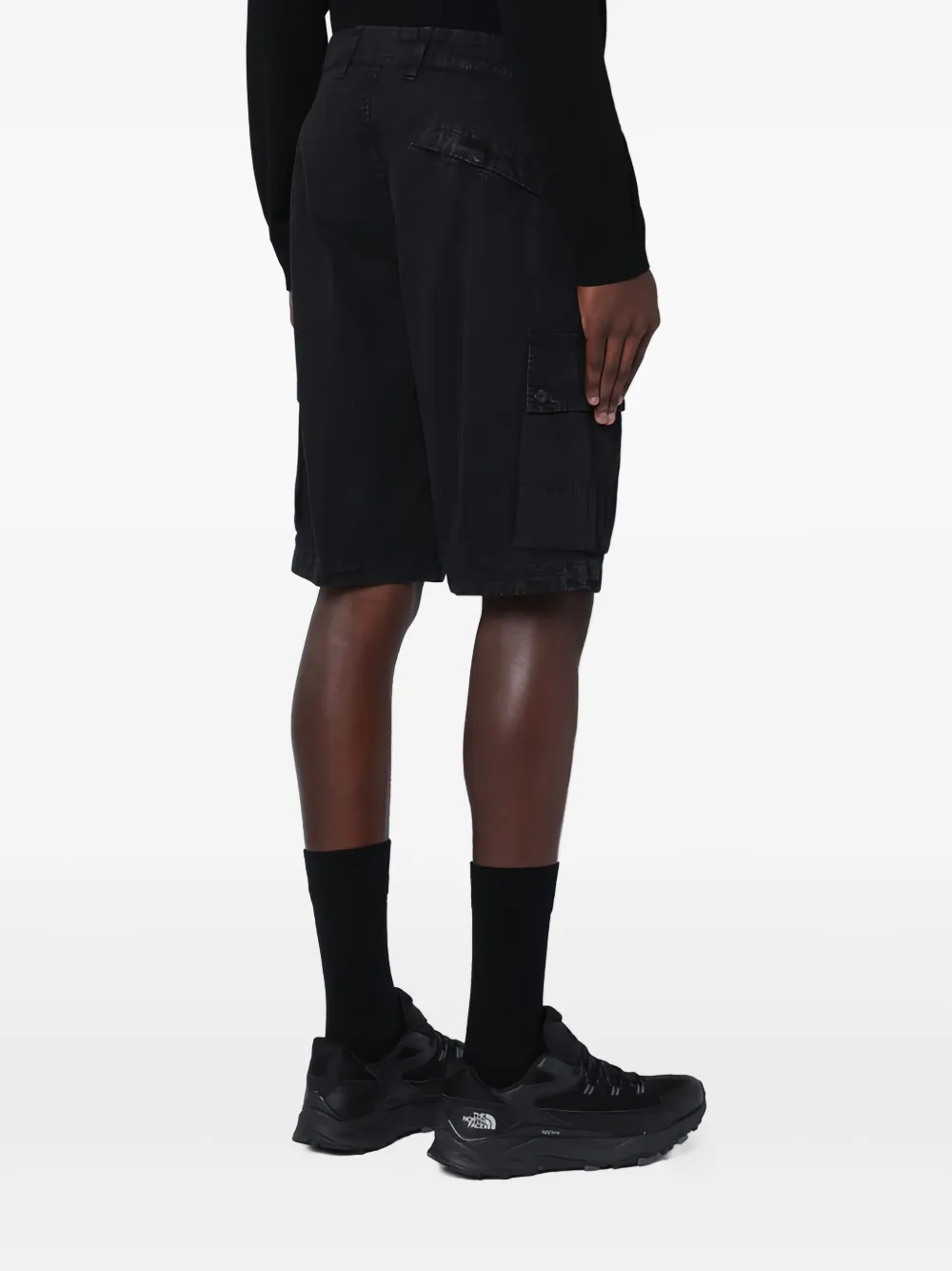 Stone Island Paracadute bermuda shorts Zwart
