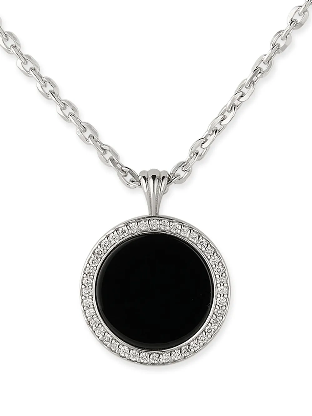Onyx Amulet Pendant Necklace
