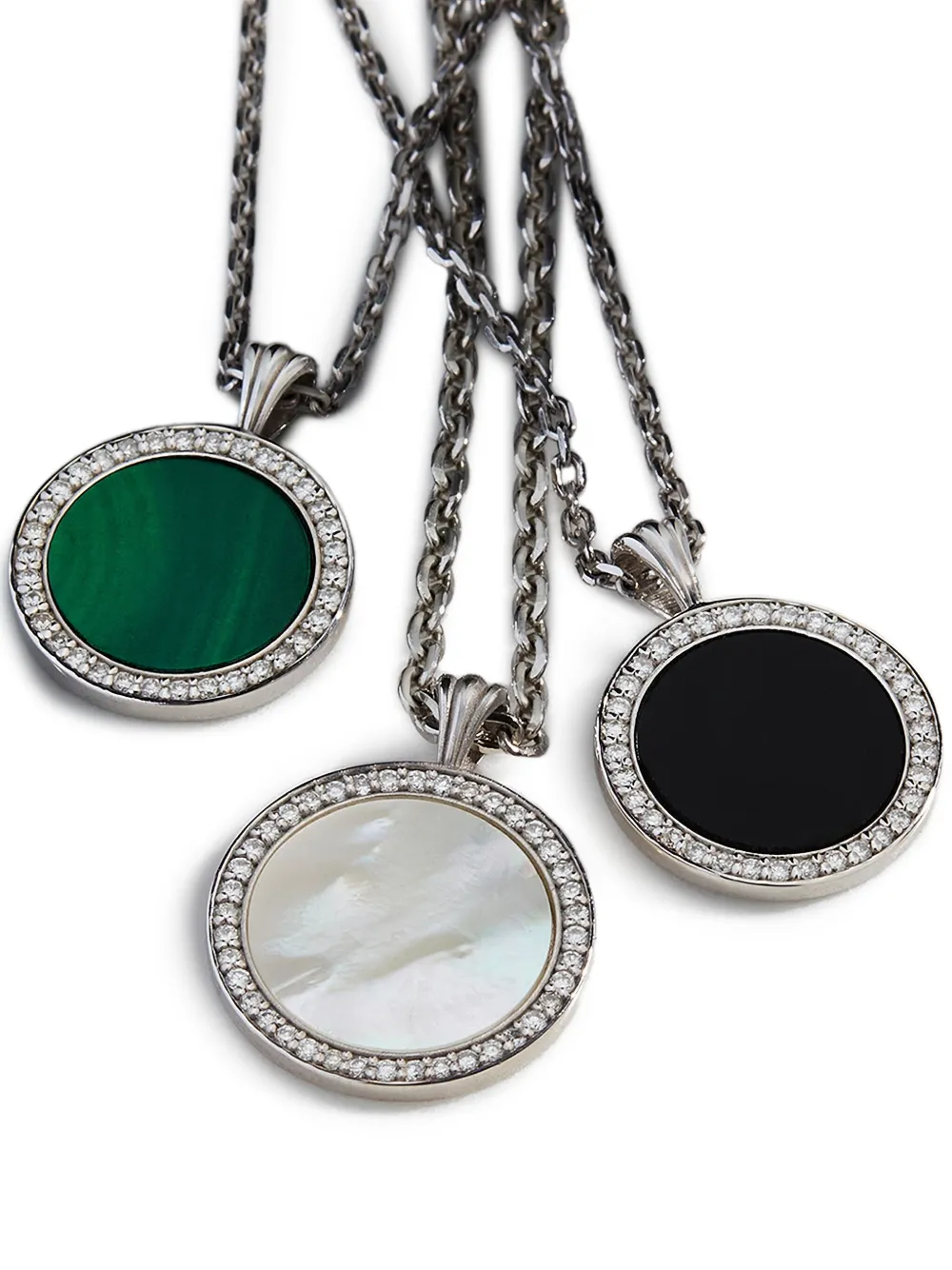 Emanuele Bicocchi collar con dije Onyx Amulet | Hombre | Image 2