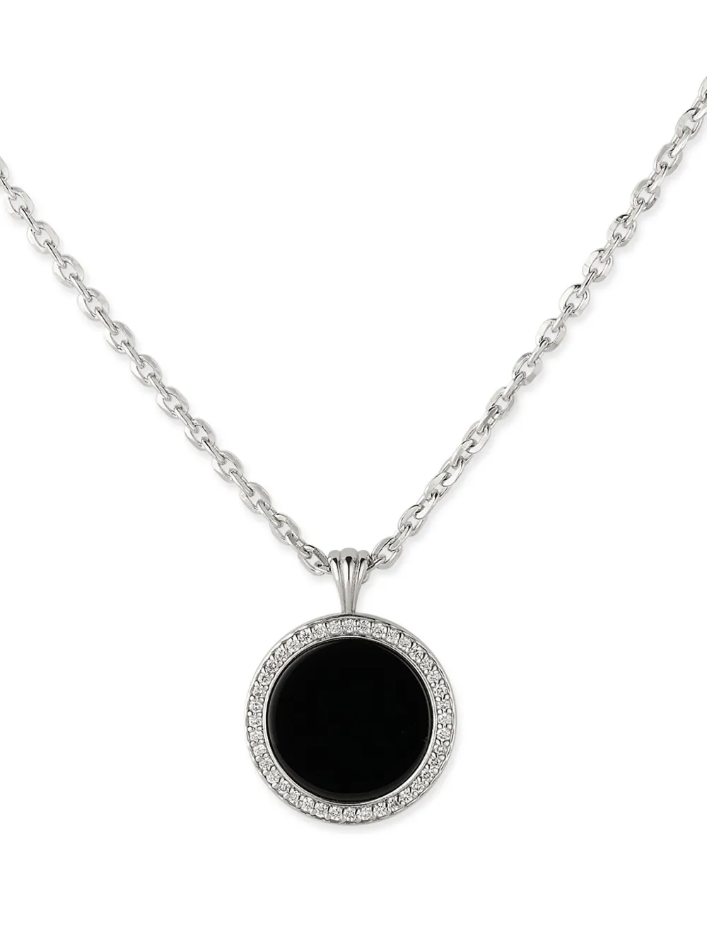 Emanuele Bicocchi collar con dije Onyx Amulet | plateado | Image 1