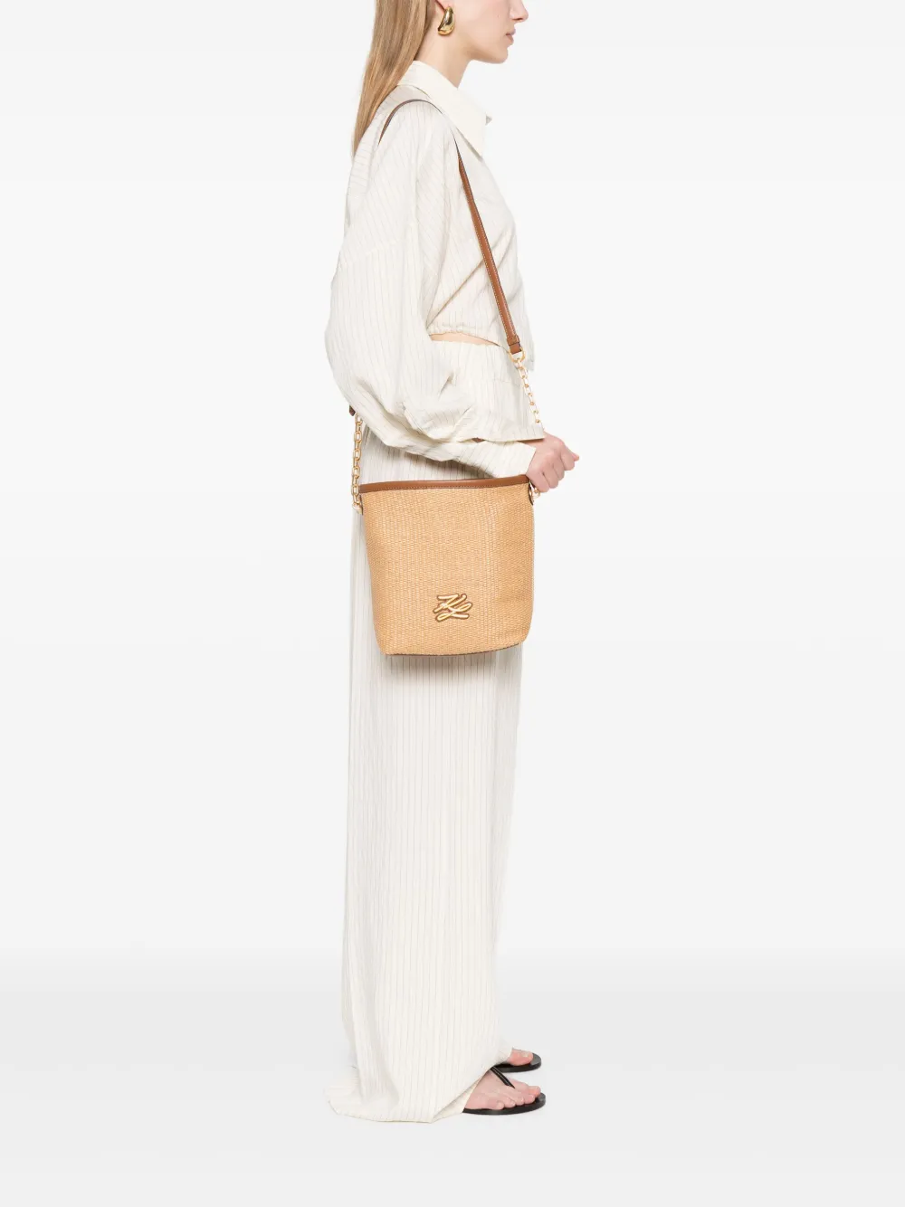 Karl Lagerfeld small K/Autograph bucket bag | Image 2