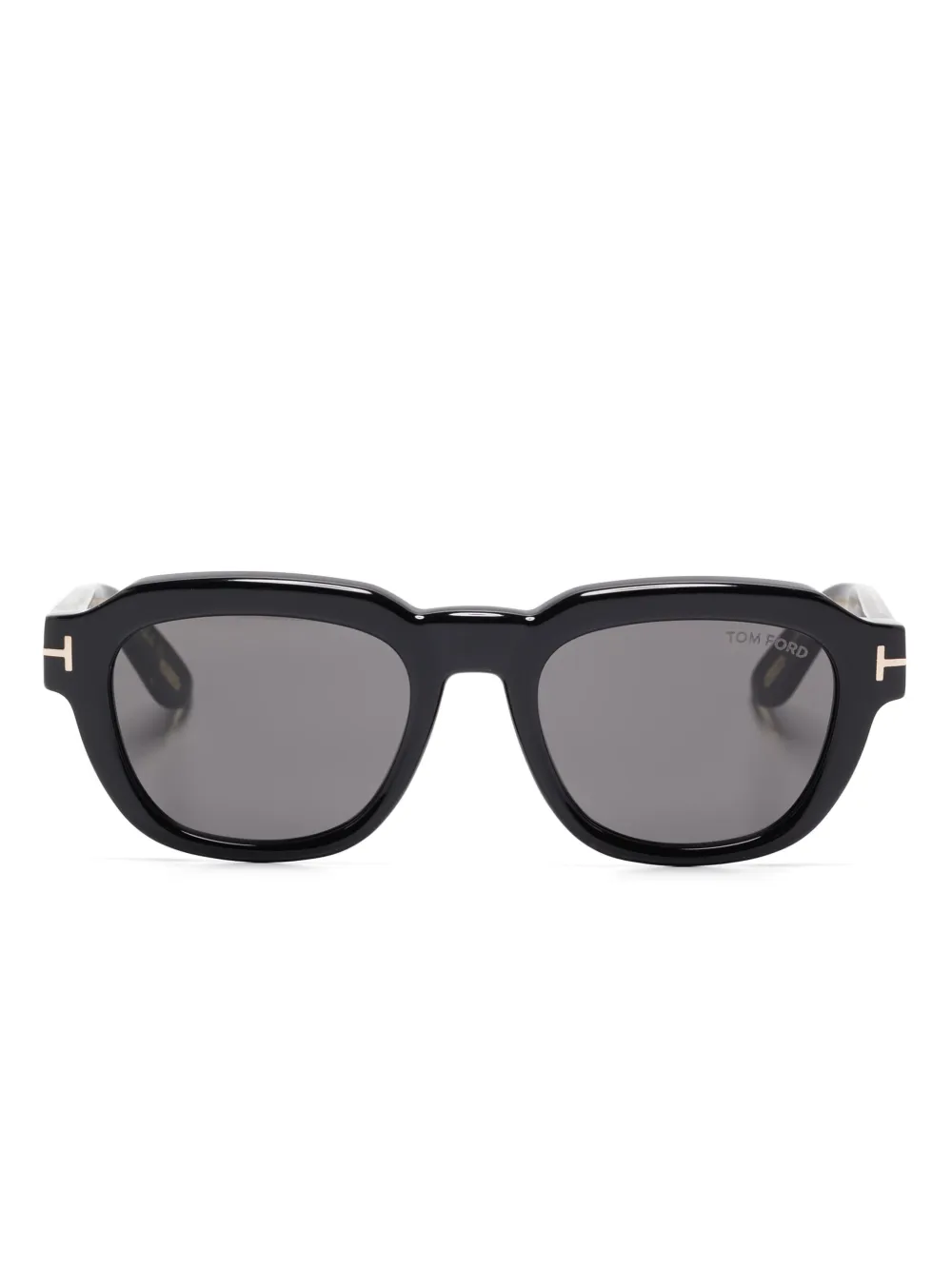 TOM FORD Zonnebril met logoprint Zwart
