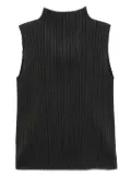 Pleats Please Issey Miyake pleated top - Black