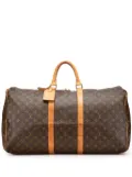 Louis Vuitton Pre-Owned 2001 Monogram Keepall 55 travel bag - Brown