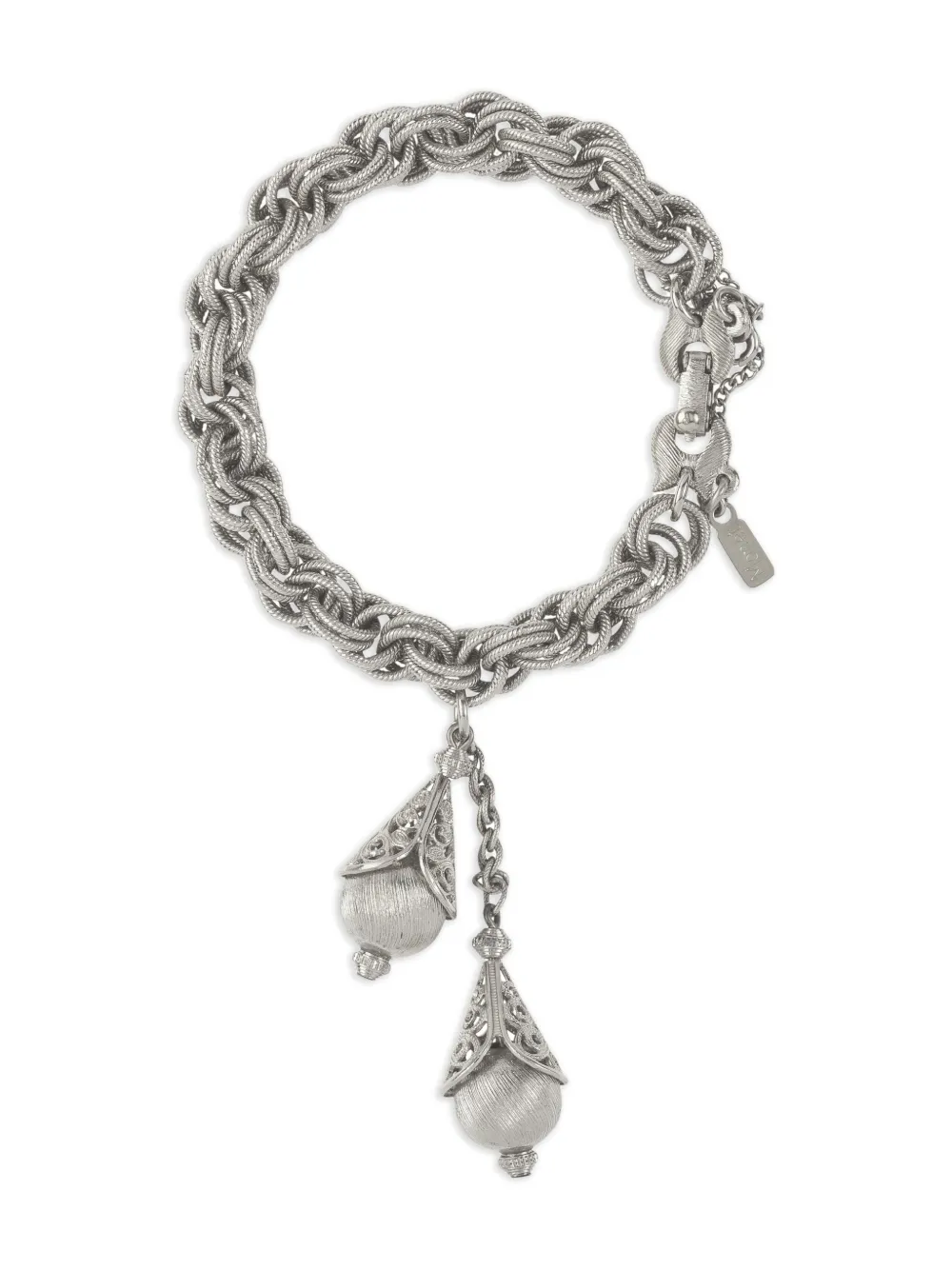 Monet Pre-Owned pulsera bañada en plata 1970 | plateado | Image 1