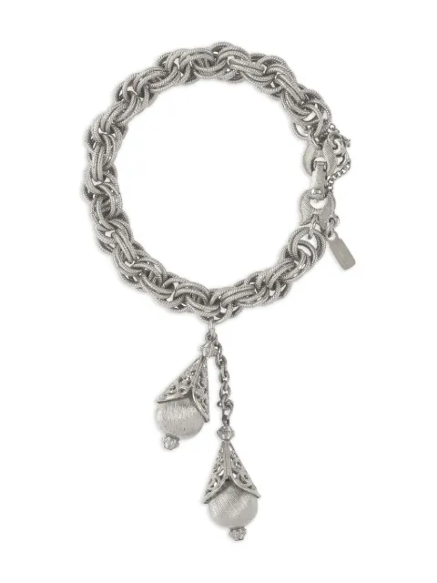 Monet Pre-Owned pulsera bañada en plata 1970