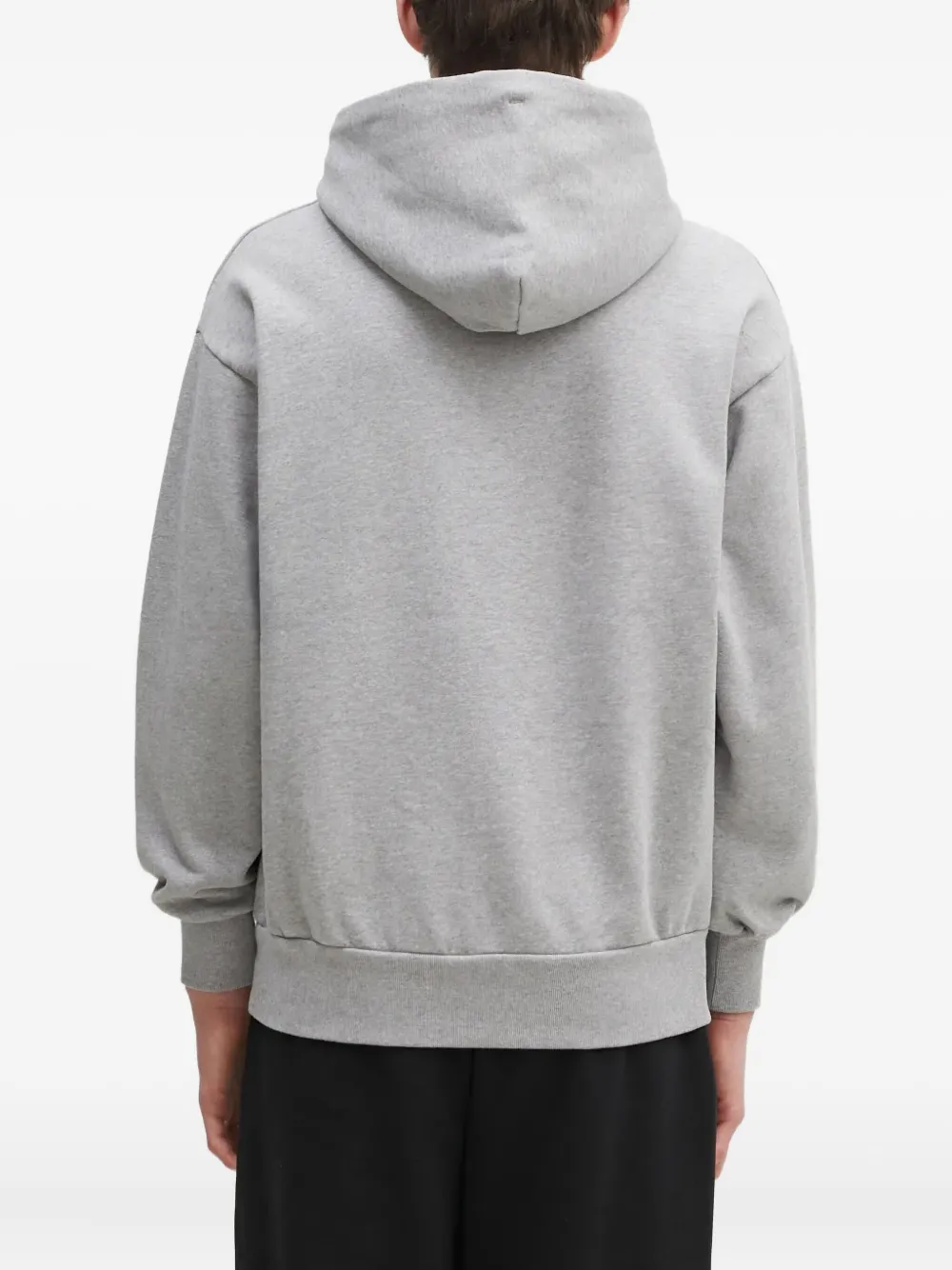 Aries Graphic-print Hoodie In Gray