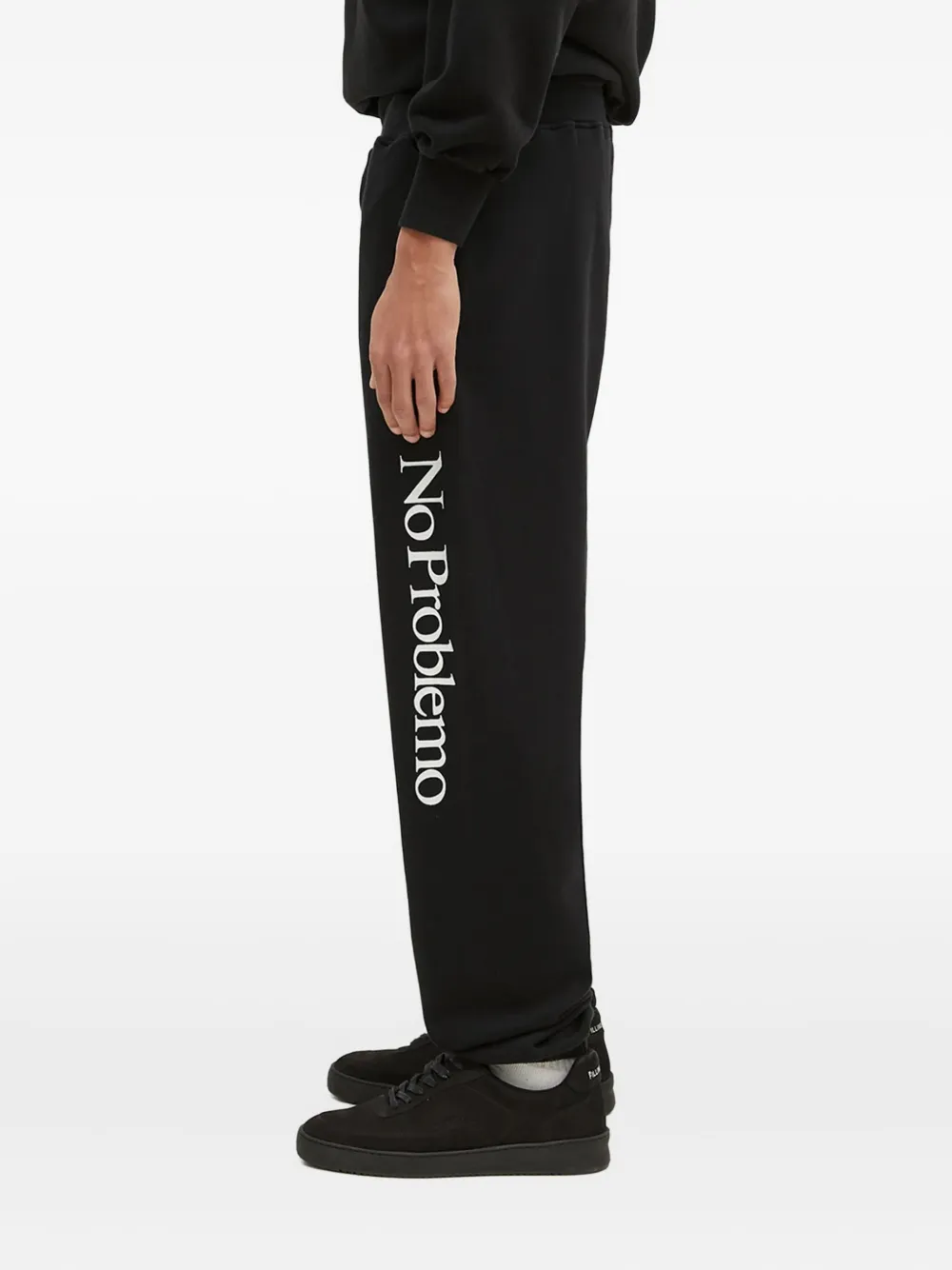 Aries Joggingbroek met tekst Zwart