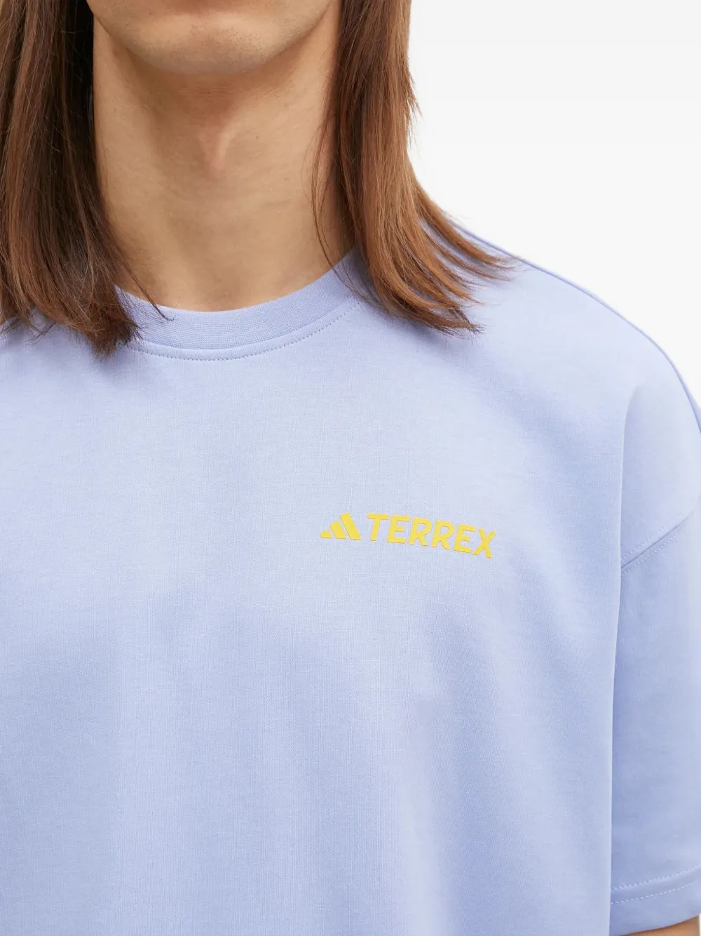adidas National Geographic T-shirt Blauw