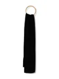 Pangaia logo scarf - Black