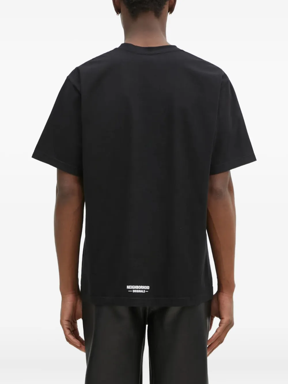 Neighborhood T-shirt met logoprint Zwart