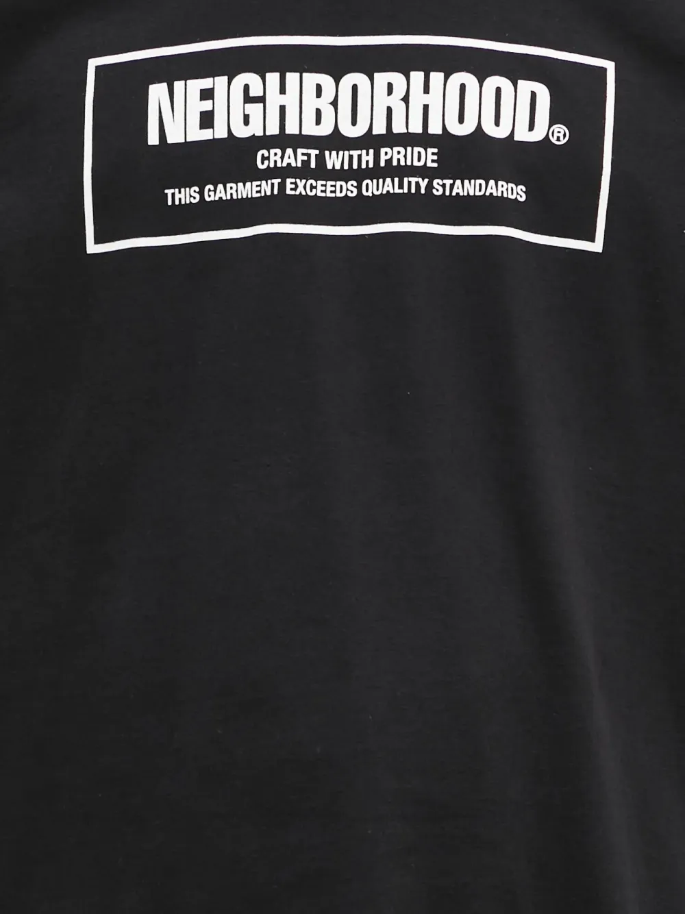 Neighborhood T-shirt met logoprint Zwart